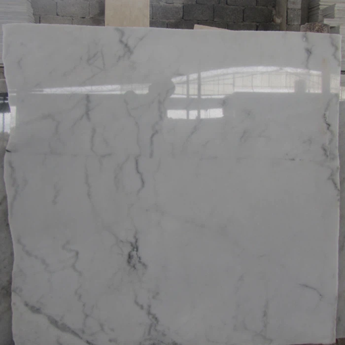 Jubin lantai marmar putih berkilat